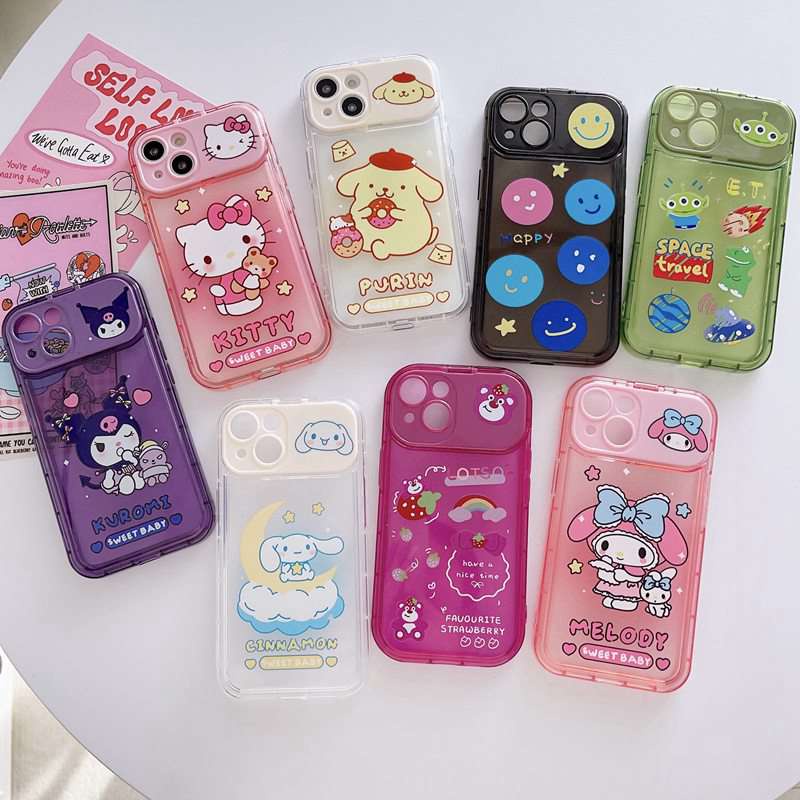 8warna Tempat Cermin Soft Case iPhone 13 14 Pro Max Apple Case Casing Bening Apple Casing