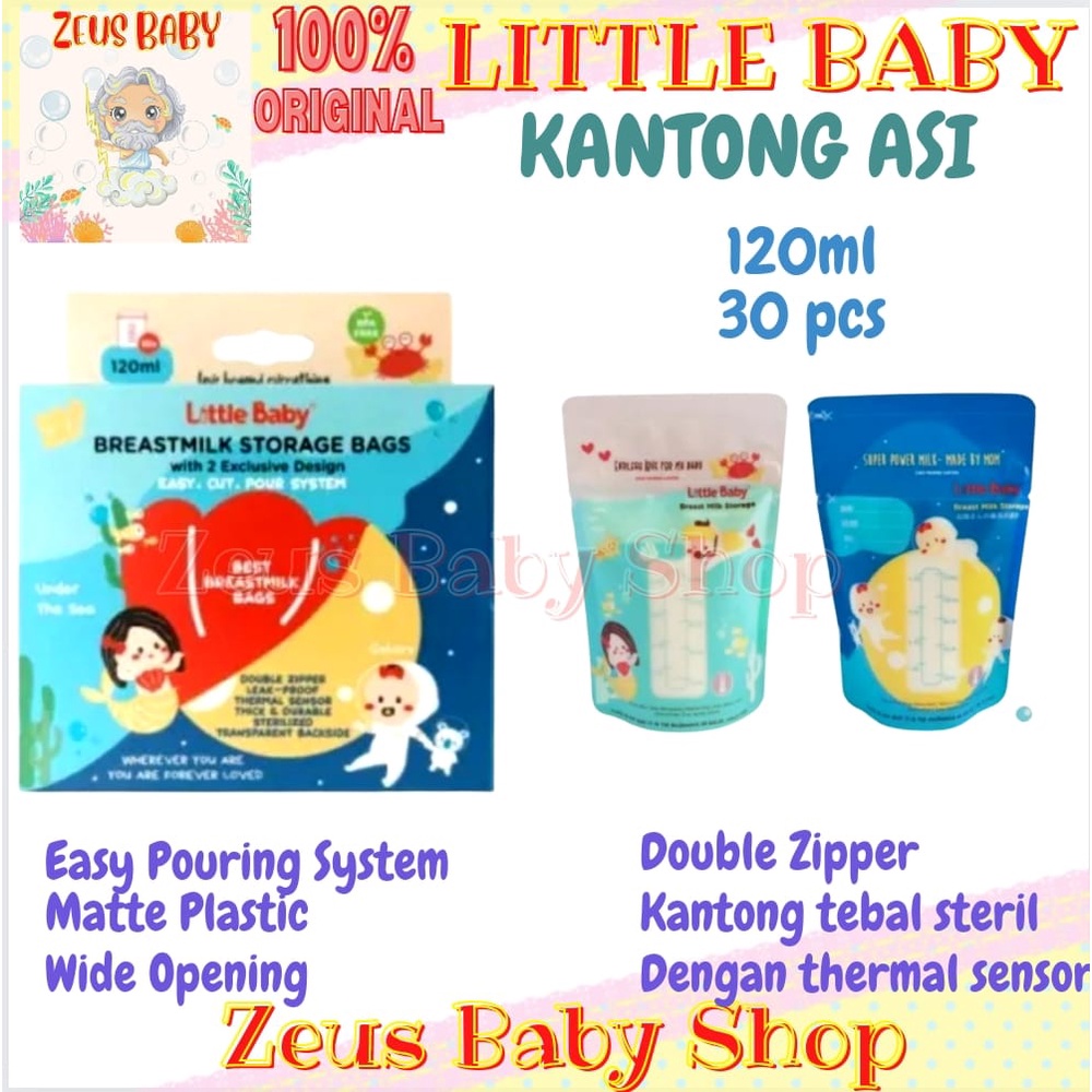 Little Baby 200ml dan Littlebaby 120ml Kantung Asi ready kantong asip