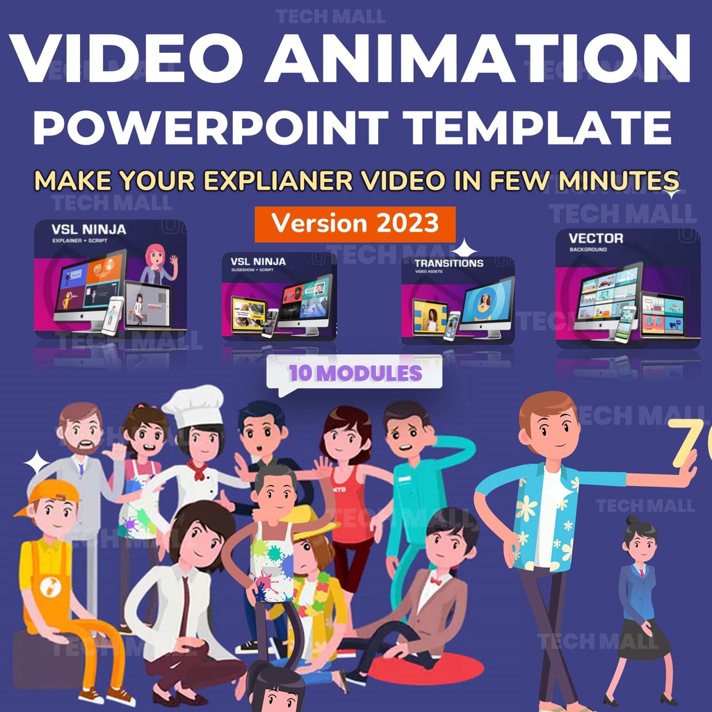 

NS Video Animation & Explainer PowerPoint Template v2023