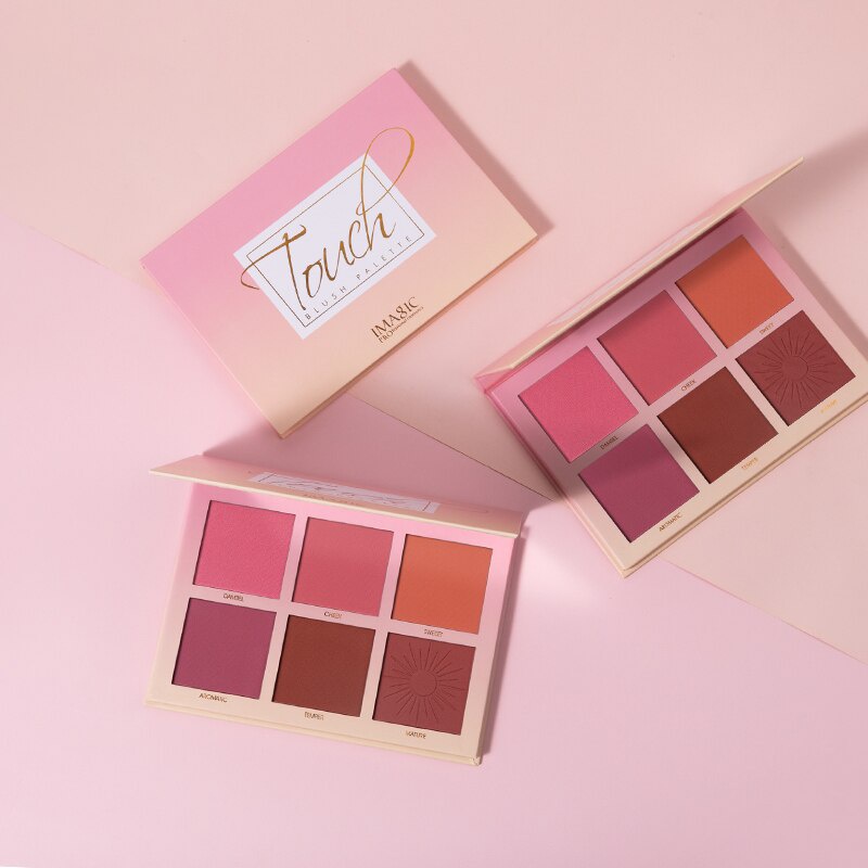 [ 100% ] [ ORIGINAL &amp; READY ] IMAGIC FA-123 6 COLORS PALETTE BLUSH ON - WARNA NATURAL &amp; SEGAR