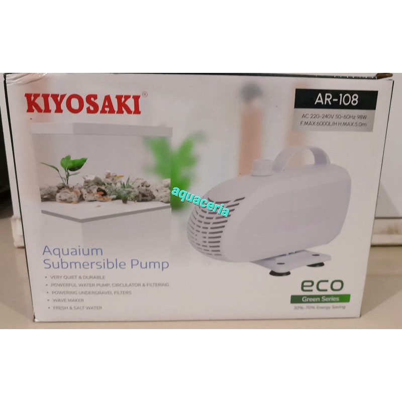 mesin pompa celup air kolam aquarium Kiyosaki AR 108 terlaris