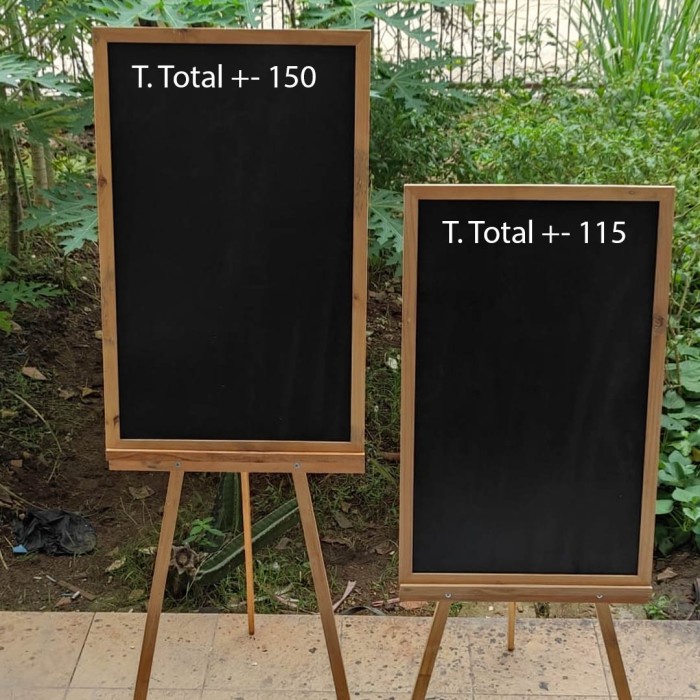 

Papan Tulis Kapur Hitam Blackboard Papan Ukuran 50 X 80 Standing 80