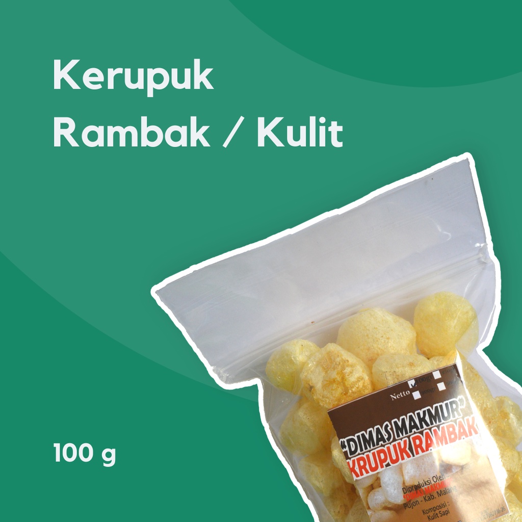 

Kerupuk Rambak - Khas Madiredo - Oleh-oleh Khas Malang/Batu