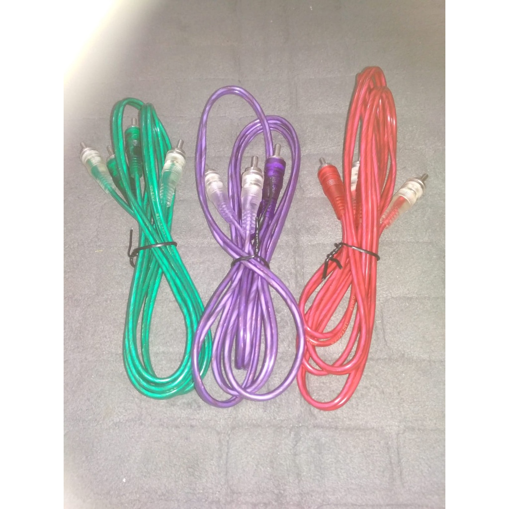 KABEL 4RCA KABEL 2-2 TRANSPARAN 2METER