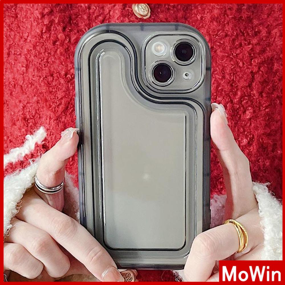 For iPhone 14 Pro max iPhone Case Soft Soft  TPU Clear Case Matte Airbag Shockproof Camera Cover Protection Black White Compatible with For iPhone 13 Pro max 12 Pro Max 11 Pro Max