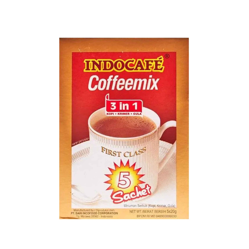 Indocafe Coffeemix / Kopi instan / 3in1 / 5 pcs