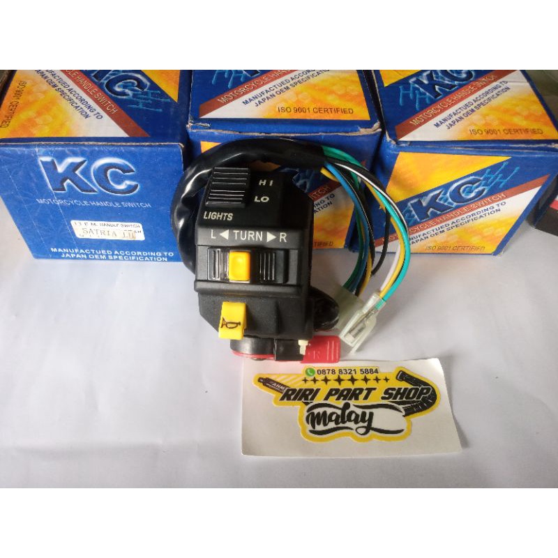SAKLAR KIRI SATRIA 2TAK KC JAPAN , SAKLAR SATRIA LUMBA 120 RU SATRIA HIU
