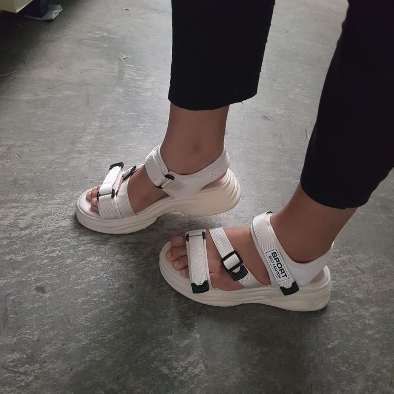 [✅BISA COD] 8099 Sandal Wanita Import SD Tali Belakang VIRAL 2021 2O22