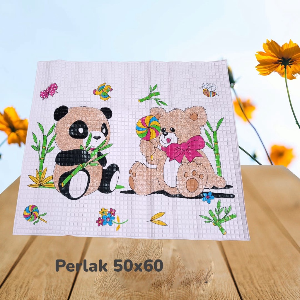 Perlak Bayi Double Bolak Balik Bisa Digunakan Size 50x60cm