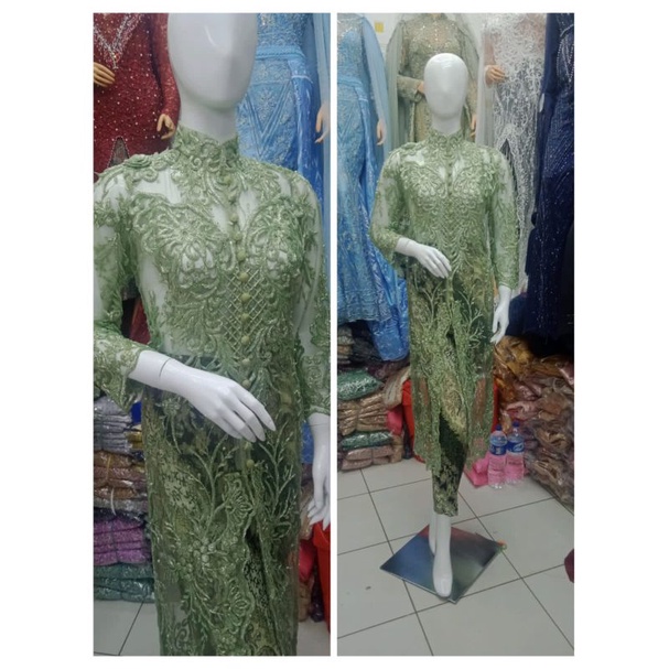 kebaya ibu besan full Payet depan belakang sematakai)