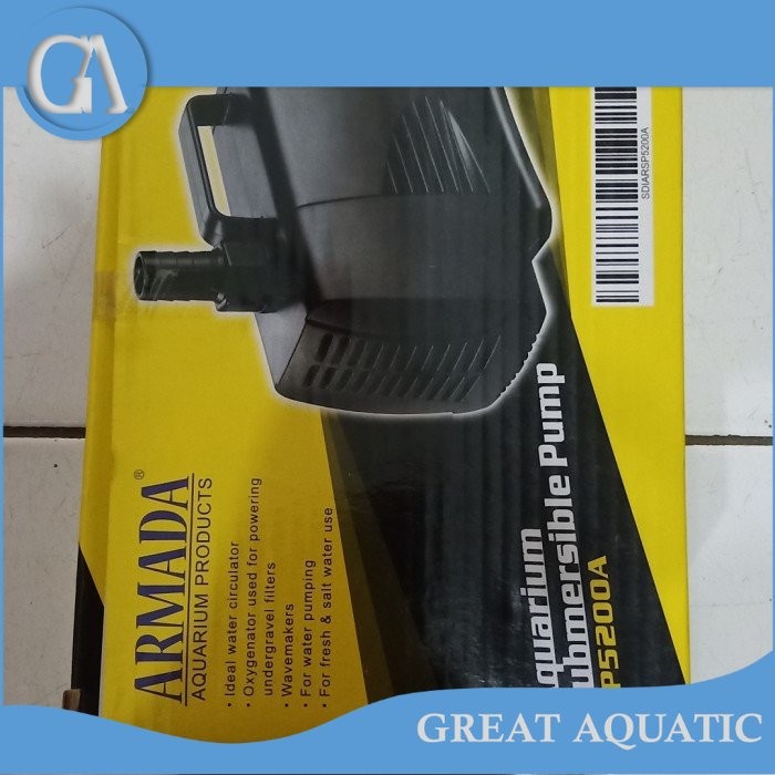 aquarium kolam ikan pompa celup ARMADA SP 5200 A