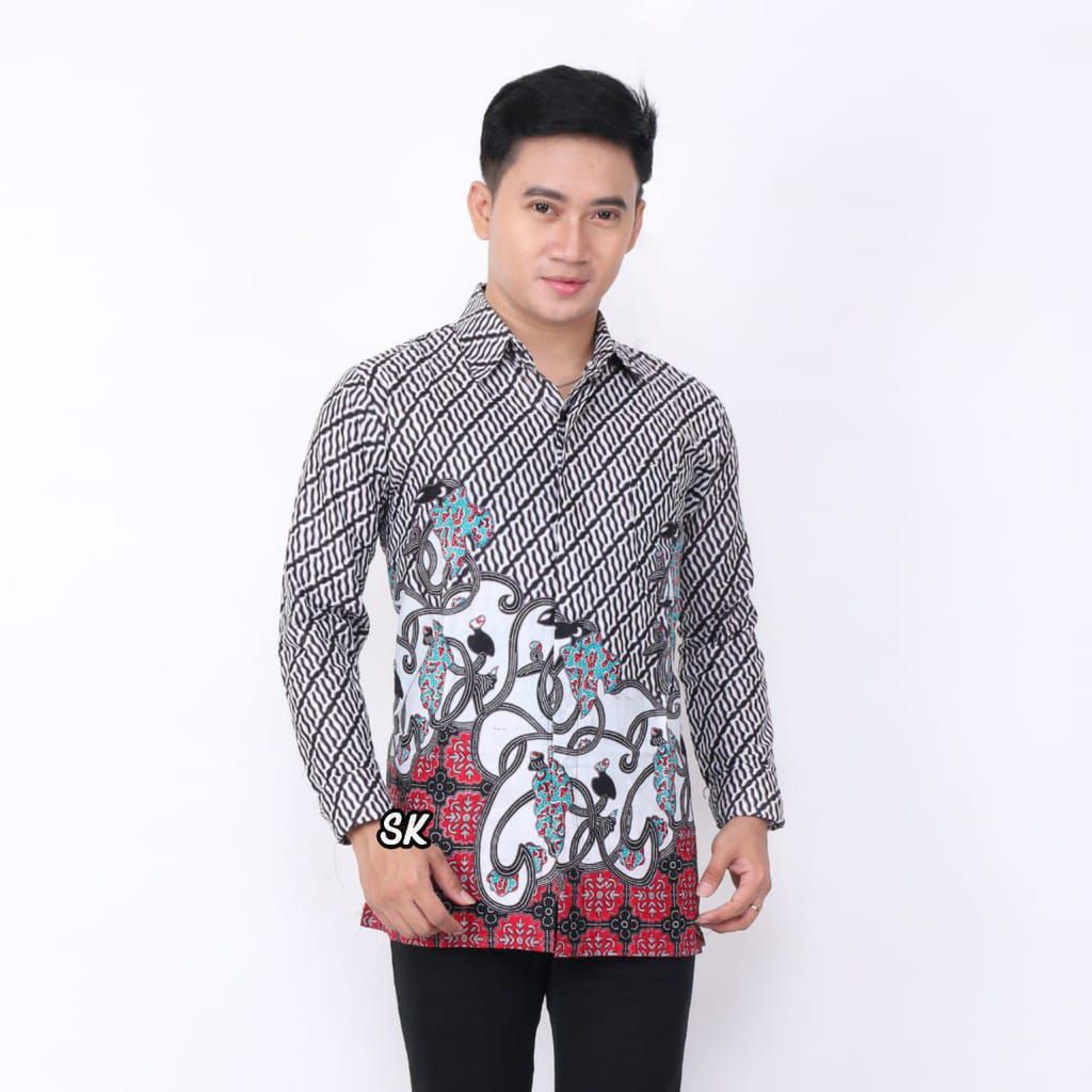 KEMEJA BATIK PRIA DEWASA KEKINIAN