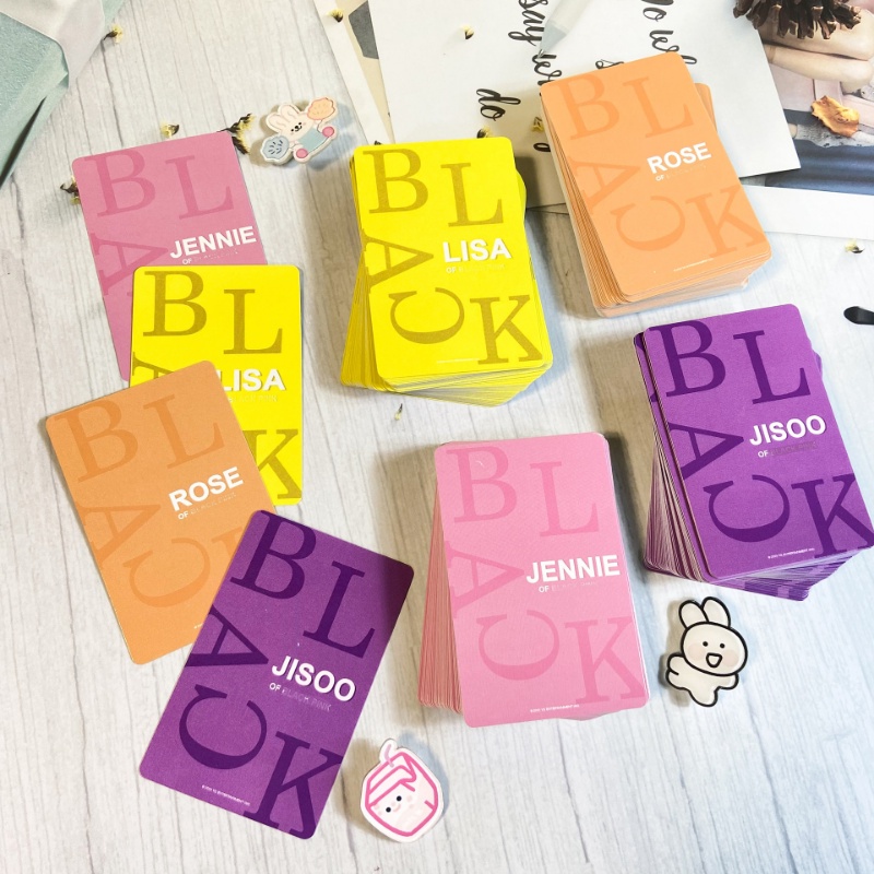 55pcs/set Photocard Idol KPOP B.P. Rosé JISOO LISA JENNIE Lomo Card HD Collection Untuk Blink