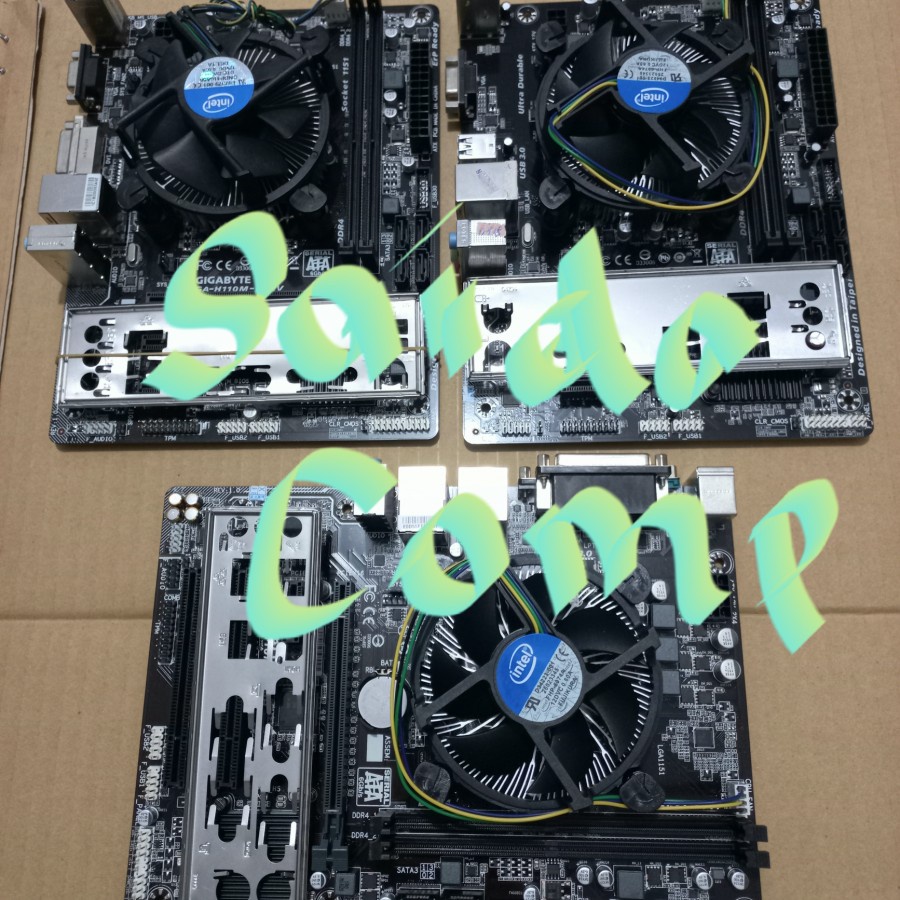 PAKET CORE I5 GEN 7 || MAINBOARD H1110M ASUS / GIGABYTE || ONBOARD LGA 1151 || KABYLAKE