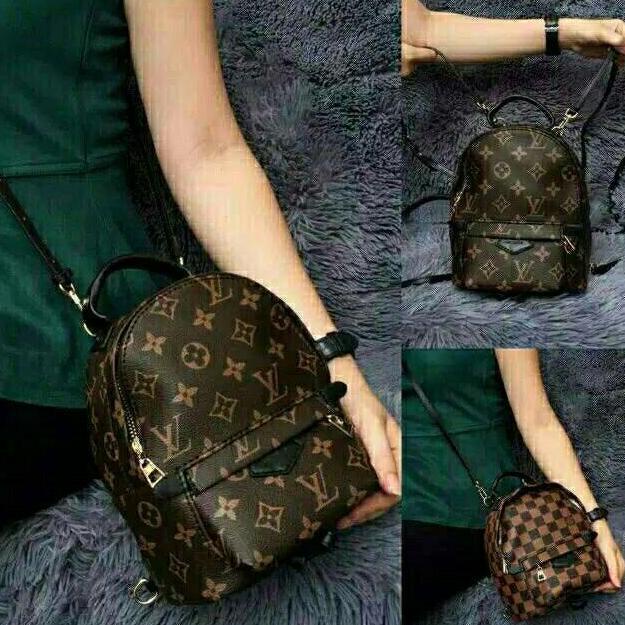 REAL PICT  ASLI IMPORT ransel lv mini PREMIUM backpack nagita tas wanita tas punggung import batam 1