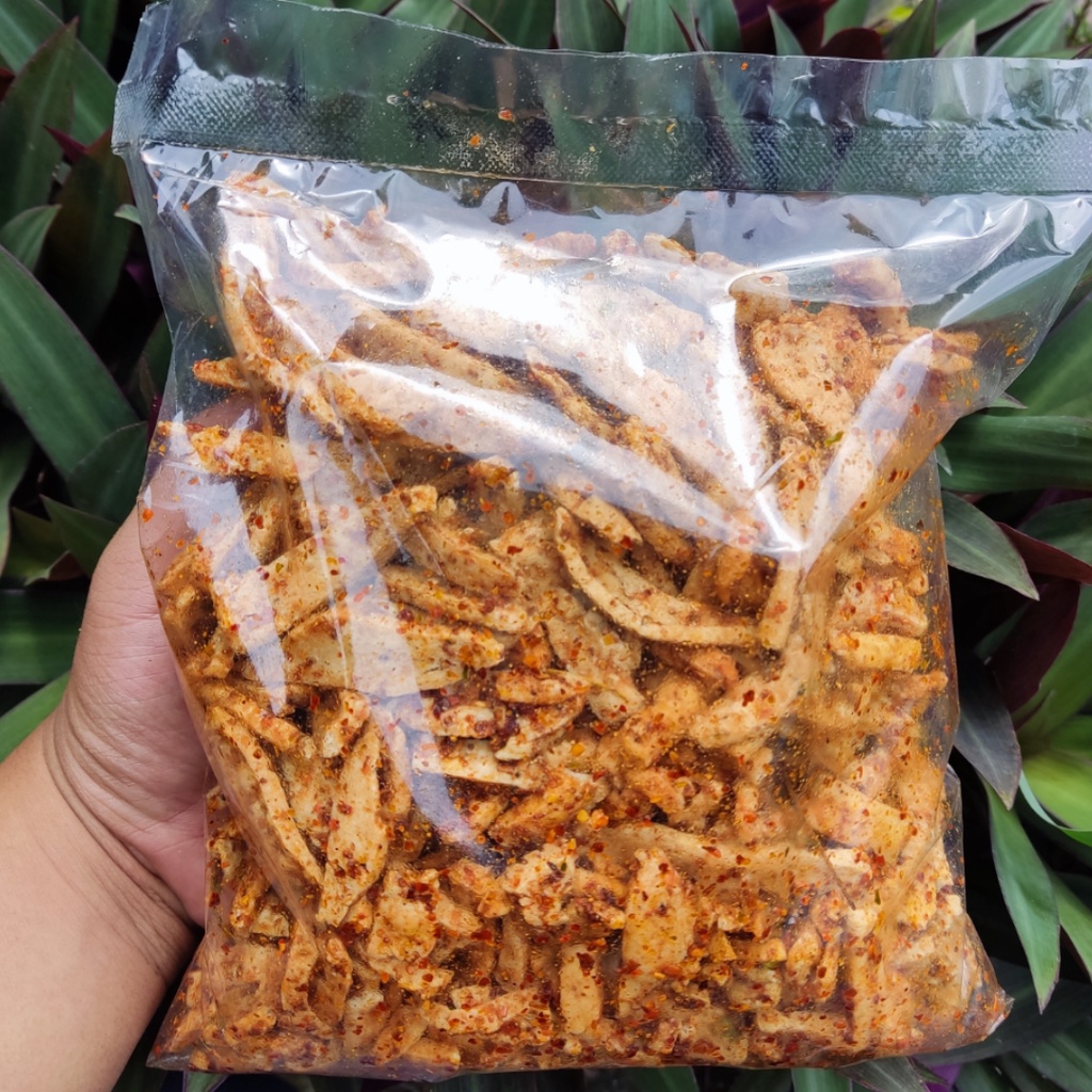 

Stik Basreng Pedas Extra 500gr Daun Jeruk Melimpah Bumbu Viral