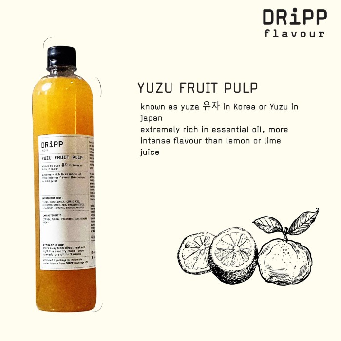 

DRIPP YUZU FRUIT PULP