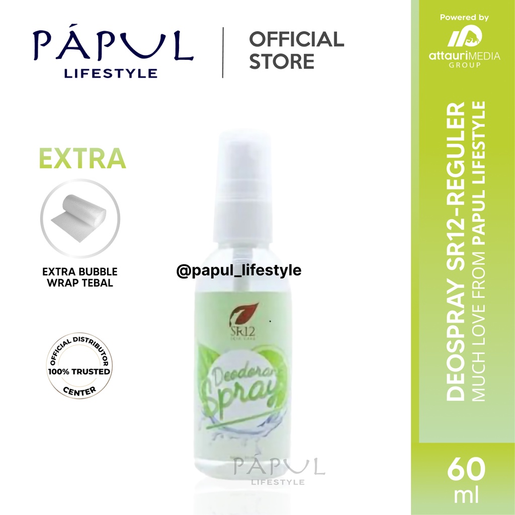 Jual SR12 Deo Spray Reguler 60 ml Deospray Penghilang Bau Badan