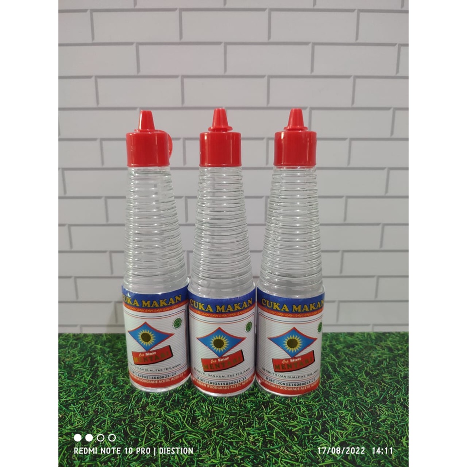 Paket Cuka Makanan 3 Botol [150mL]