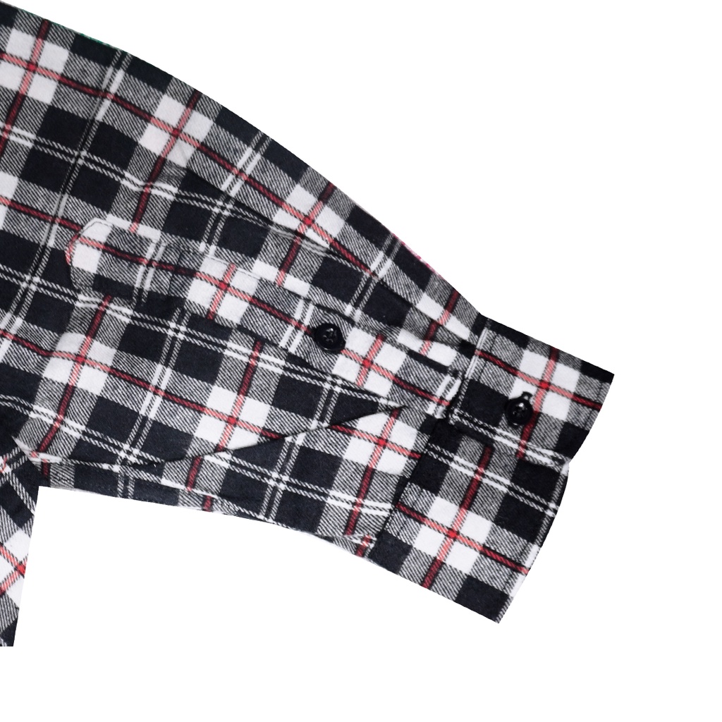 Predecessors Taf Kemeja Flannel Shirt Flatono Line#1 White