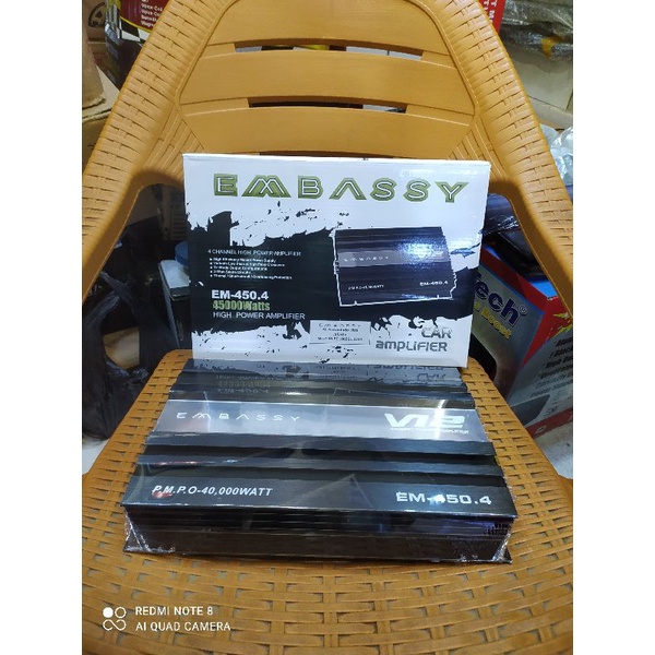 Power Mobil Power EMBASSY EM-450.5 4chenel P.M.P.O 45000w Audio mobil