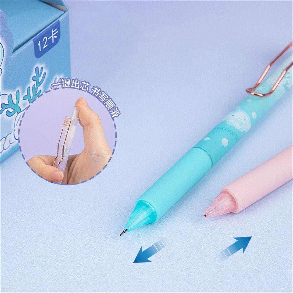 Mxbeauty Pensil Mekanik Kawaii Hadiah Anak Anime Siswa Melodyku Hello KT Pencil Lead