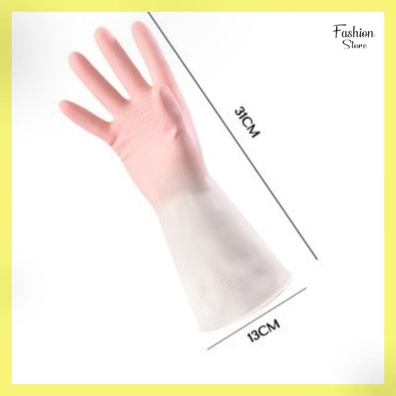 FS-SARUNG TANGAN CUCI PIRING BAHAN KARET TEBAL ISI 2PCS (1PASANG) / SARUNG TANGAN SERBAGUNA