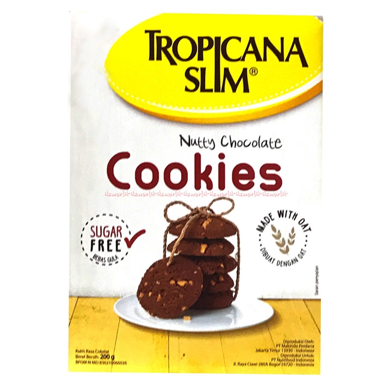 

Tropicana Slim Cookies 200gr Tropicana Slim Oat Sugar Free 200gr Kue Bebas Gula Snack Cemilan Tanpa Gula TS Kue Coklat Kukis Cemilan Cokelat