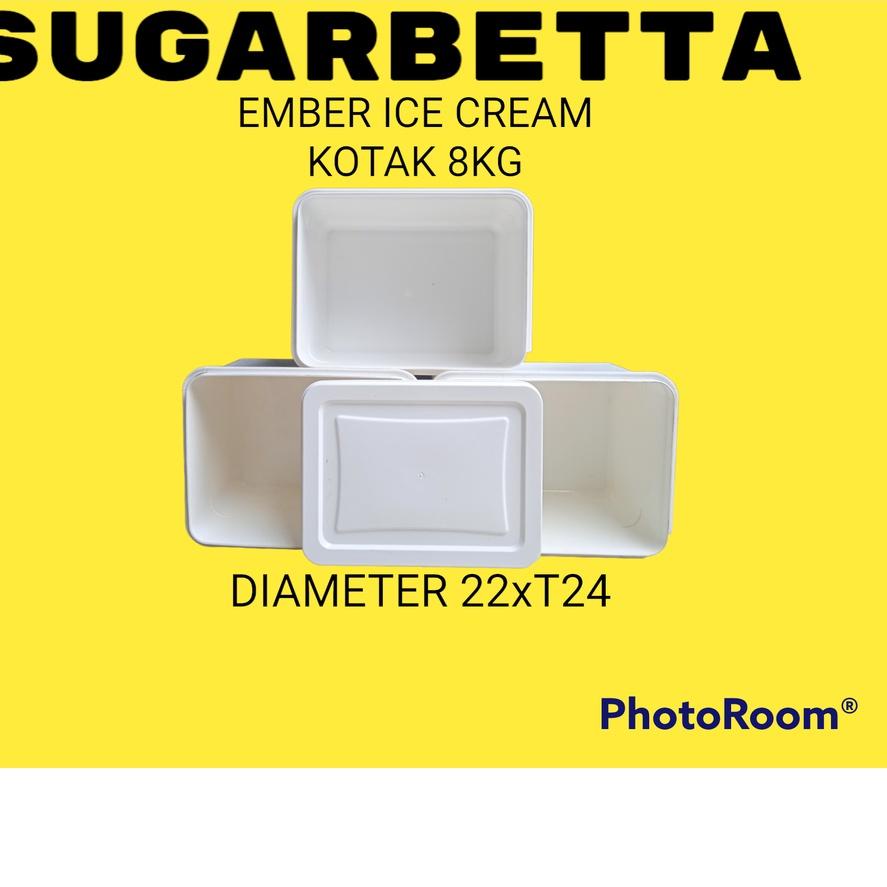 Depan EMBER BEKAS CAT PUTIH POLOS 25KG