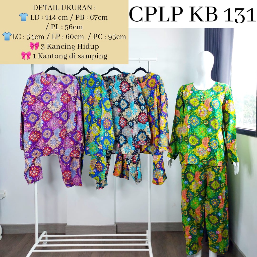 AS Setelan Lengan Panjang Batik Kudamas CPLP LD 114cm - 116cm