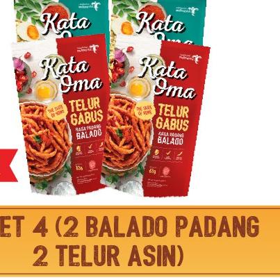 

Terbaru | [KF7] | Kata Oma Telur Gabus Paket 4 New