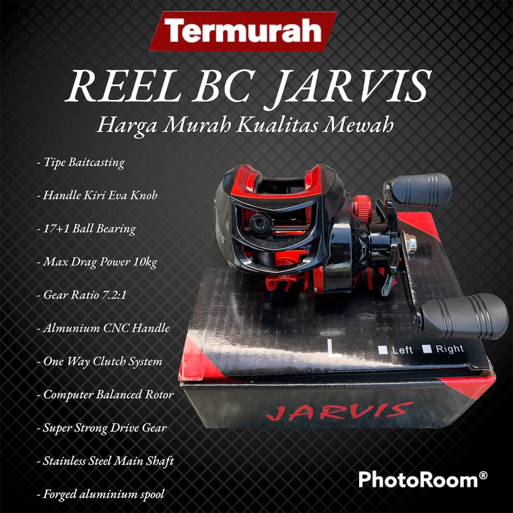 REEL BC MURAH JARVIS 17+1 Ball Bearing