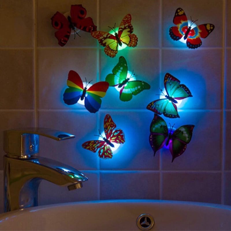 Lampu Kupu-Kupu Tumblr LED Dekorasi Ruangan Lucu Unik / Lampu Hias Dinding F933