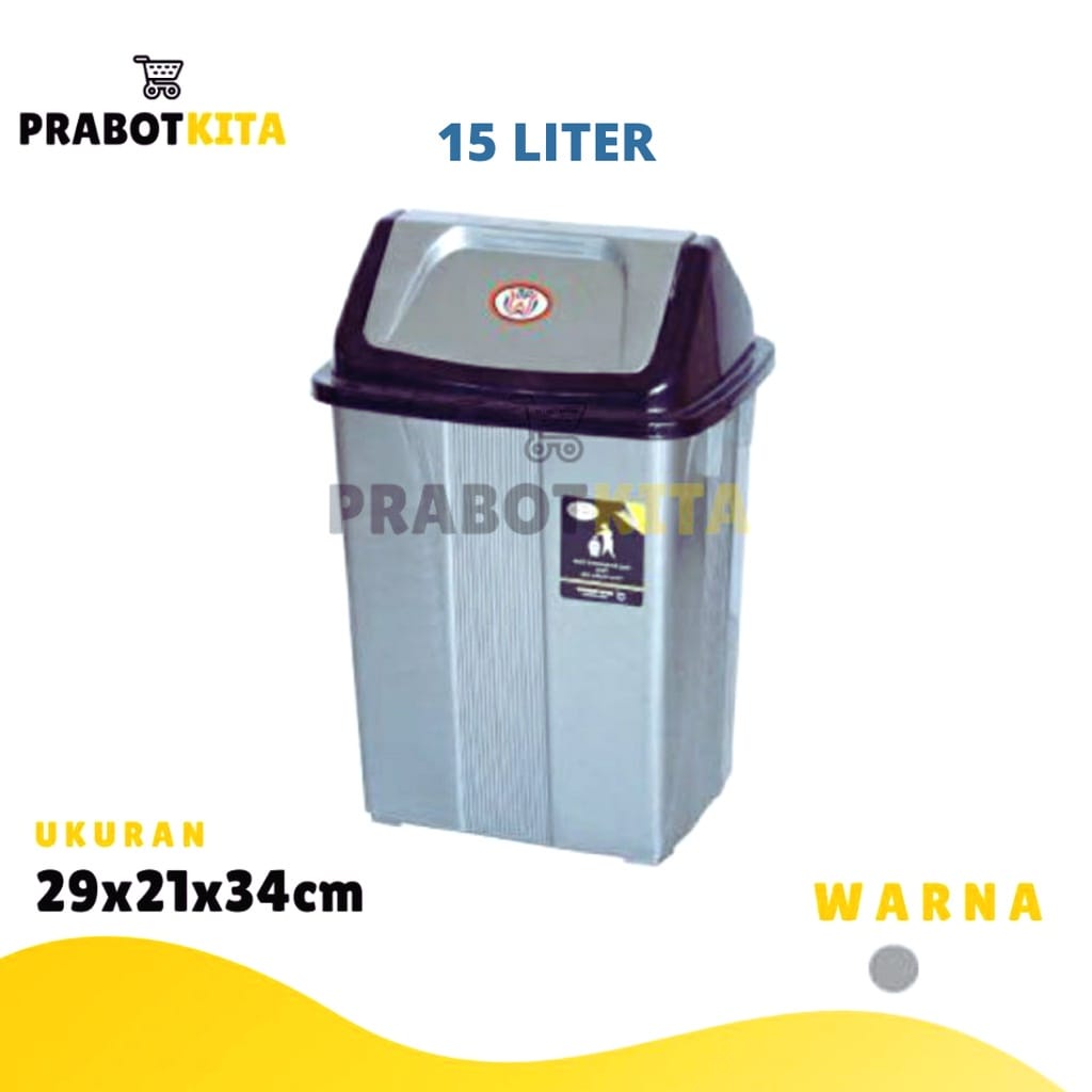 BEST SALE TEMPAT SAMPAH TUTUP GOYANG / TONG SAMPAH / TEMPAT SAMPAH PLASTIK / KERANJANG SAMPAH