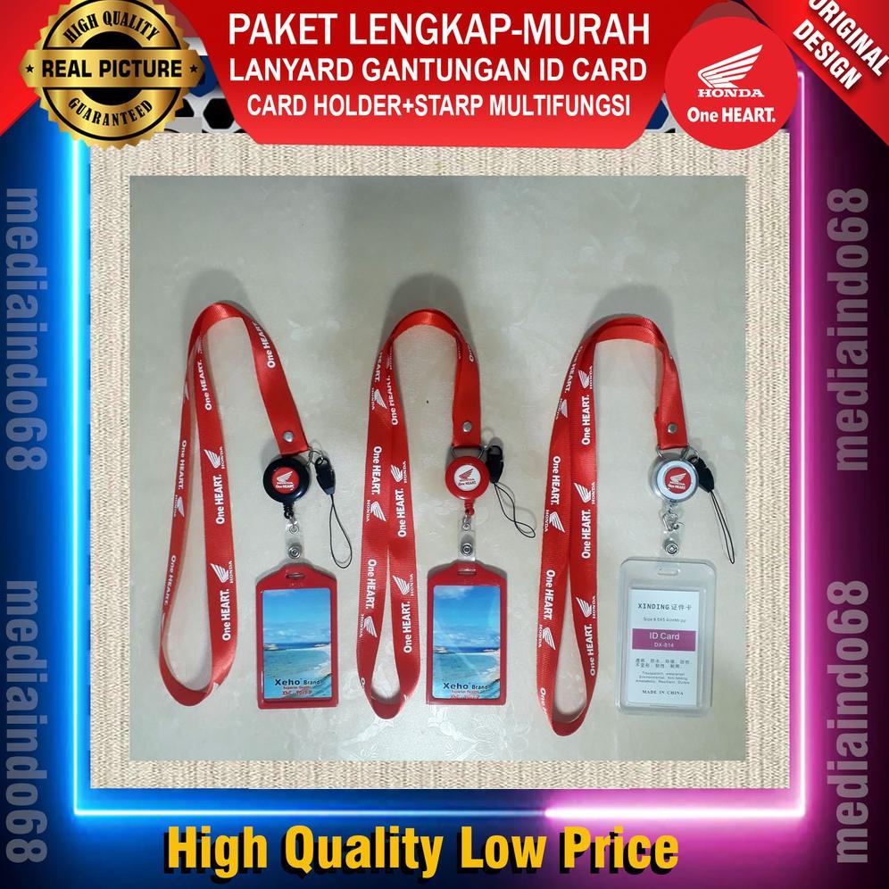 

[FLK9E7956] Honda Motor Lanyard ID CARD/Yoyo Gantungan ID Card (Paket Murah)