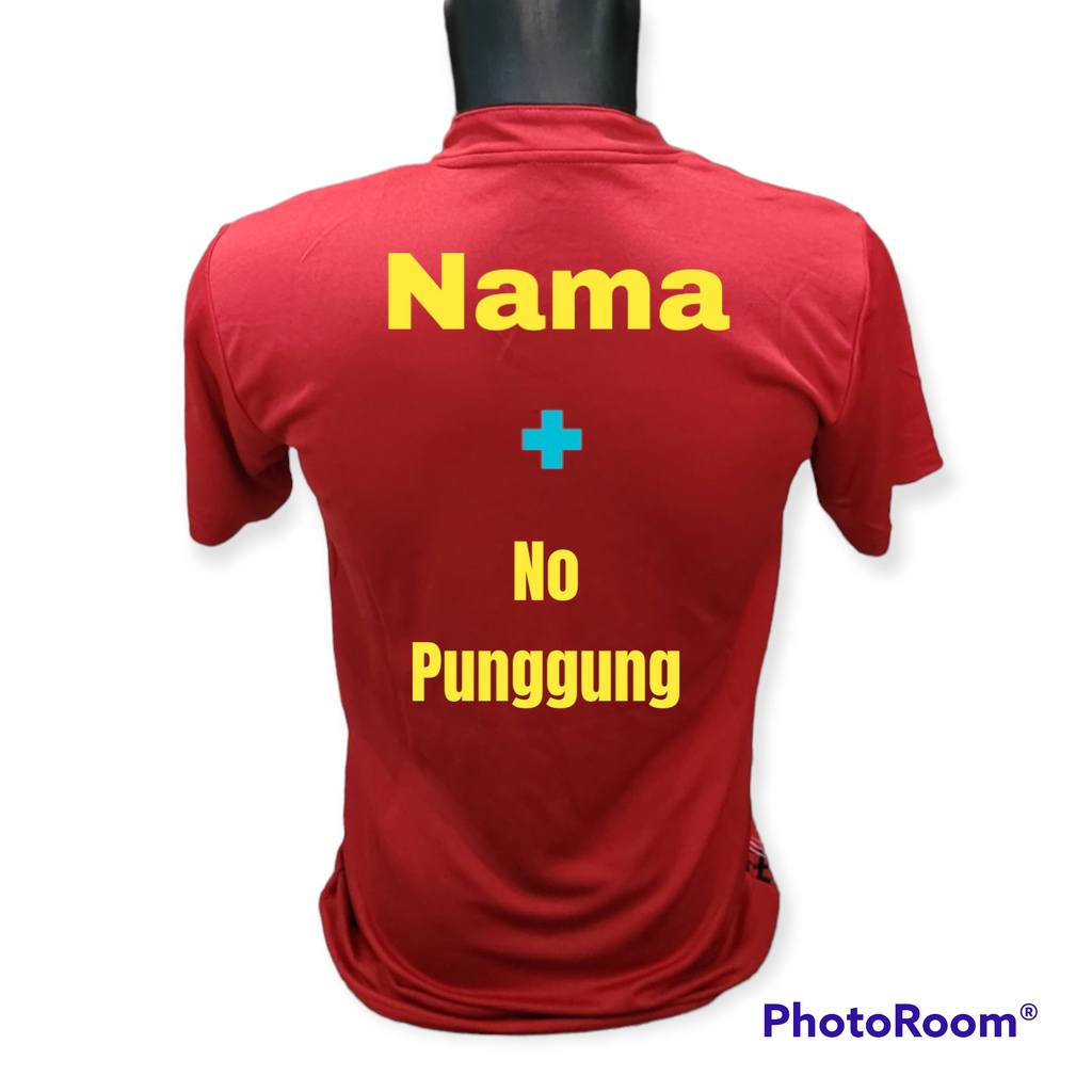Sablon nama,nomor punggung polyflex korea