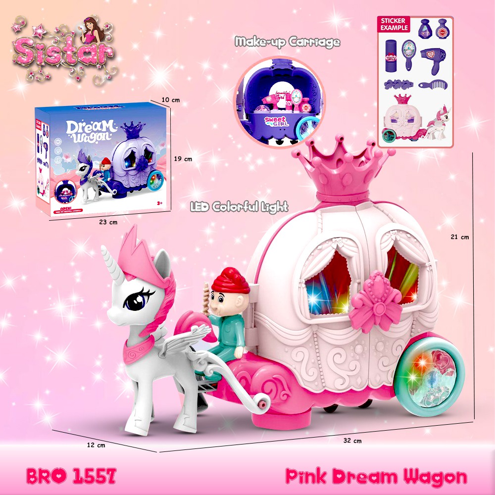 PROMO BRO1164 Bro1546 BRO1557 Boneka Putri Princess Sofia Frozen Kereta Kuda Kencana Dancing Mainan Perempuan SISTAR