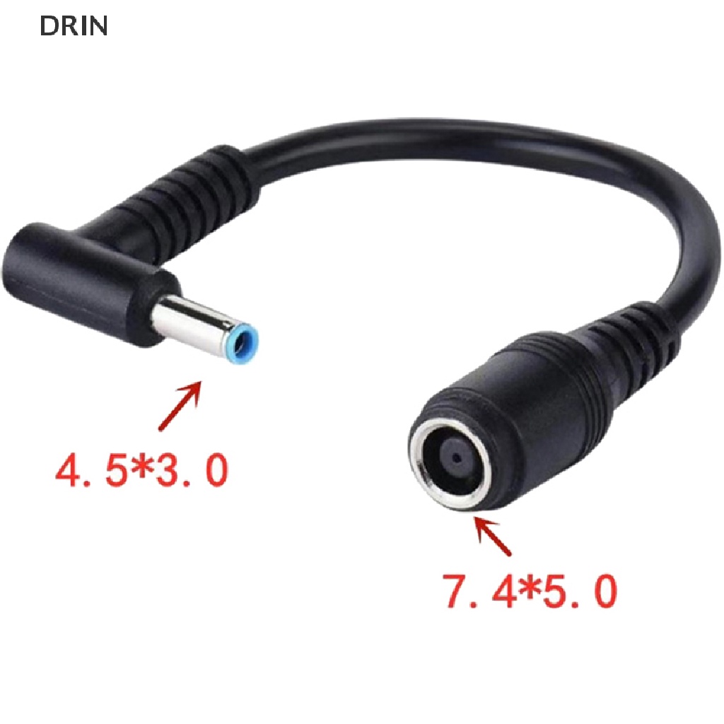 Dr 7.4x5.0mm Ke 4.5x3.0mm Tip DC Power Adapter Charger Konektor Untuk HP Laptop vn