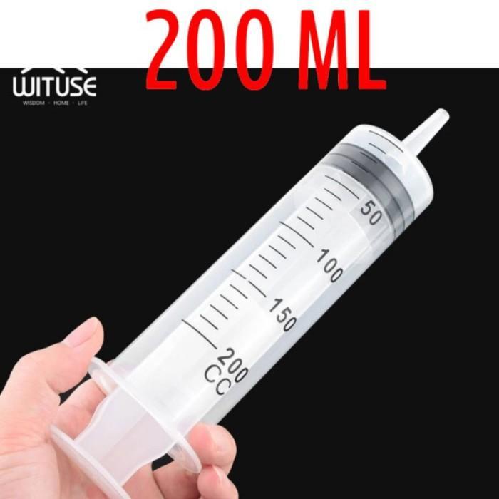 Suntikan besar 200Ml selang suntikan 1 meter spuid syringe spuit jumbo