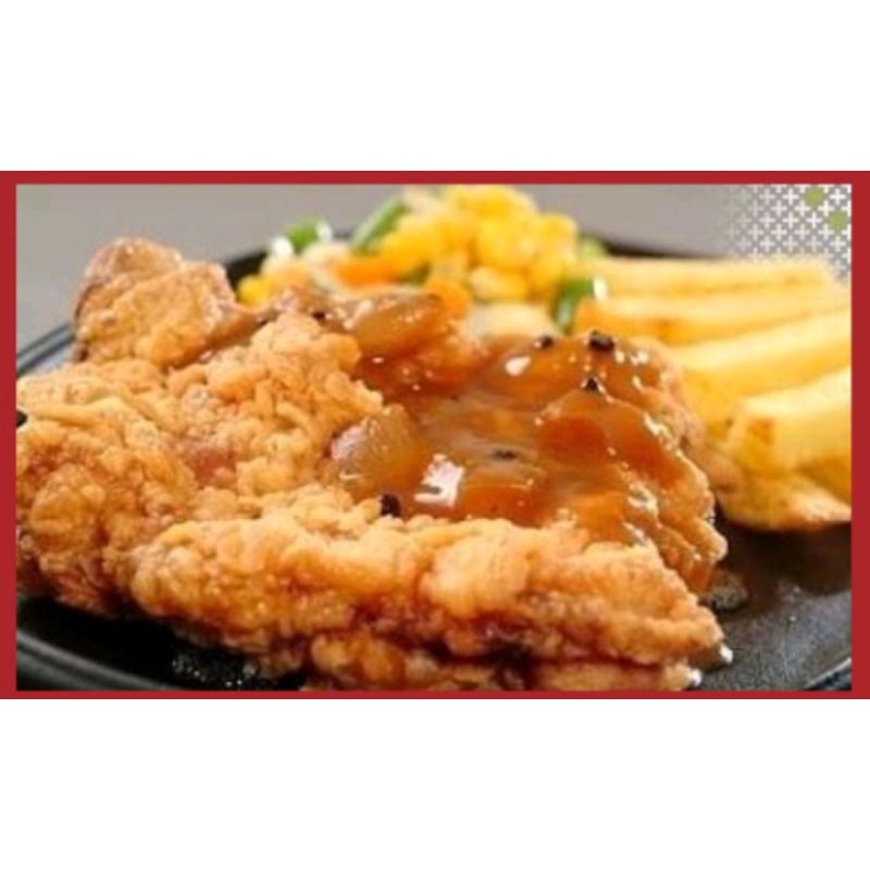 

chicken steak siap saji frozen food homemade