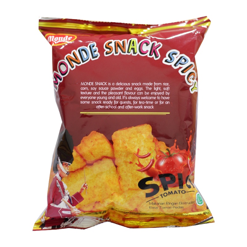 

Monde Snack Spicy Tomato 50Gr