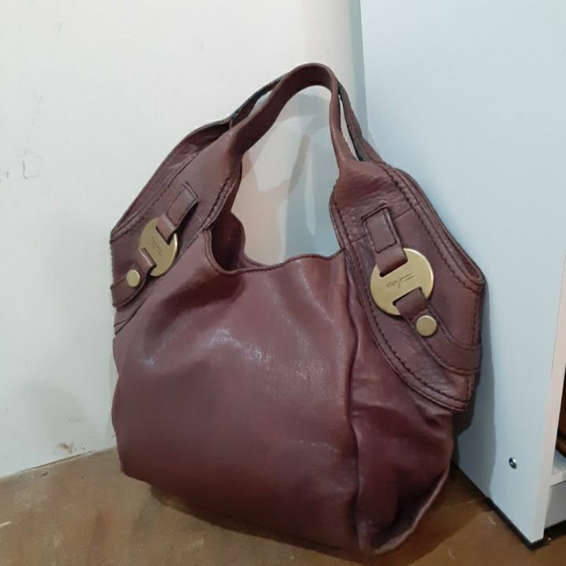 Preloved Fossil Fiftyfour hobo bag