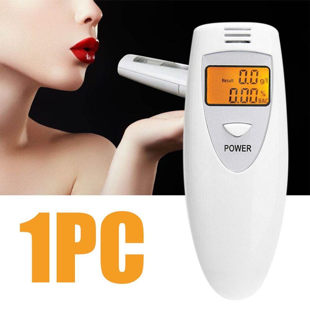 POPULAR Digital Breath Alcohol Tester Portable LCD Display Detektor Gas Profesional