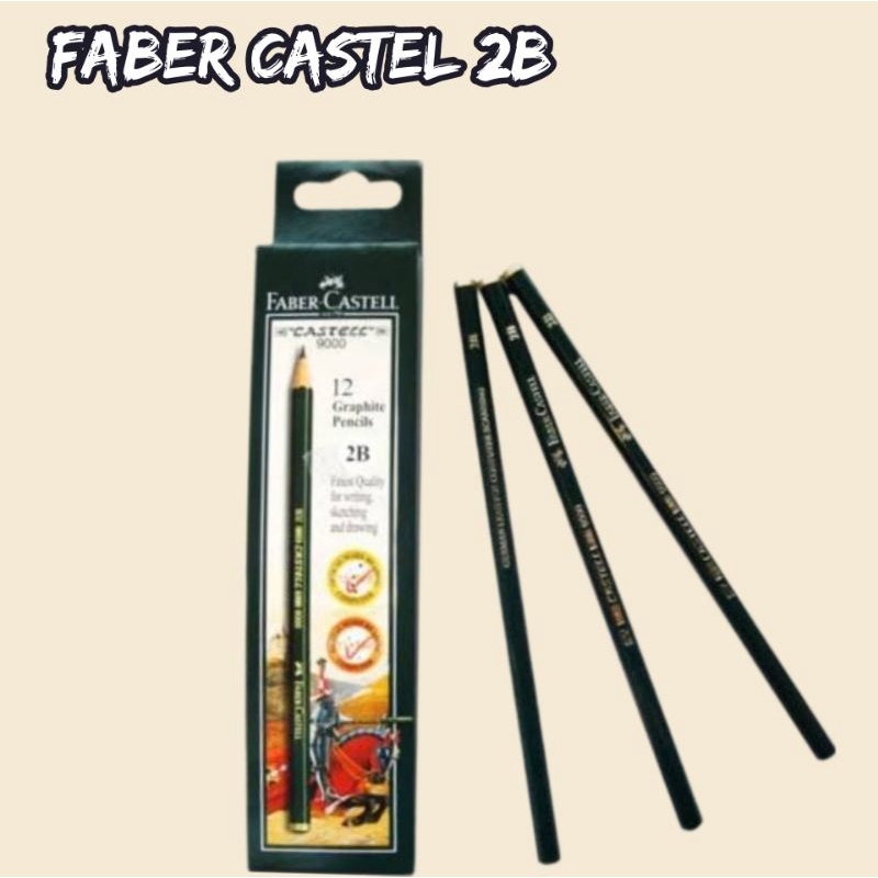 

Pensil Tulis Merk Faber Castel 2B (1 lusin)