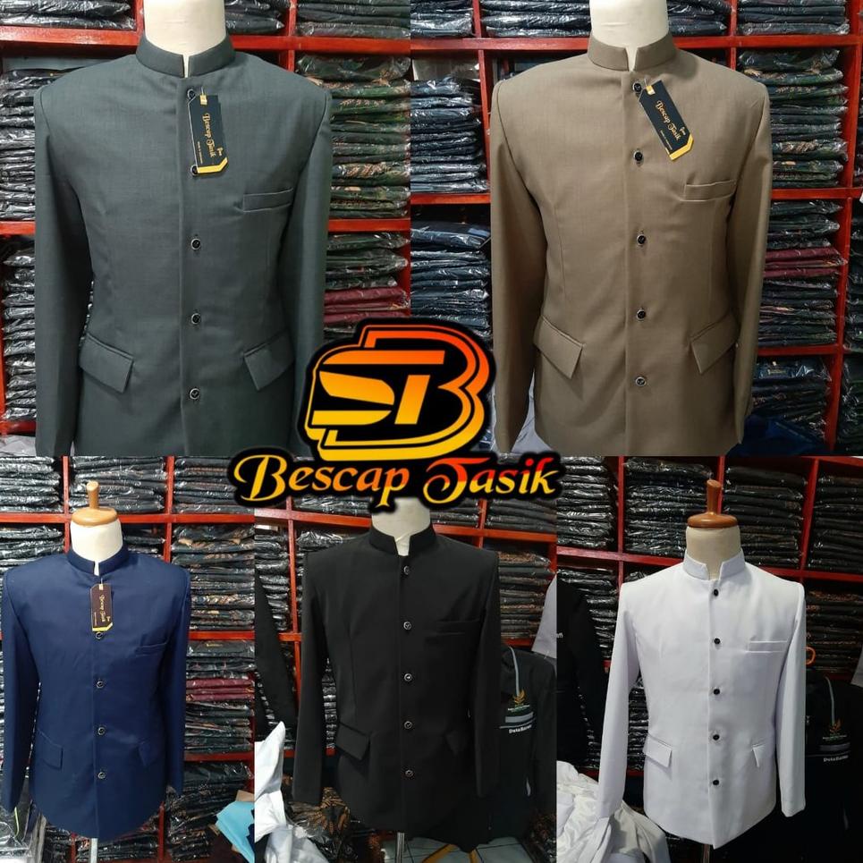 KUT.07Ja23n ‣ Jasko Terbaru Jasko Polos Motif Saku tutup Beskap Bapak Baju Beskap Pengantin Jas Koko