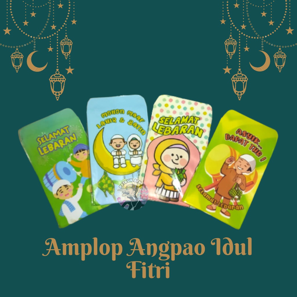 

[PAK KECIL] AMPLOP / ANGPAO IDUL FITRI 9×16 CM (10 LEMBAR)