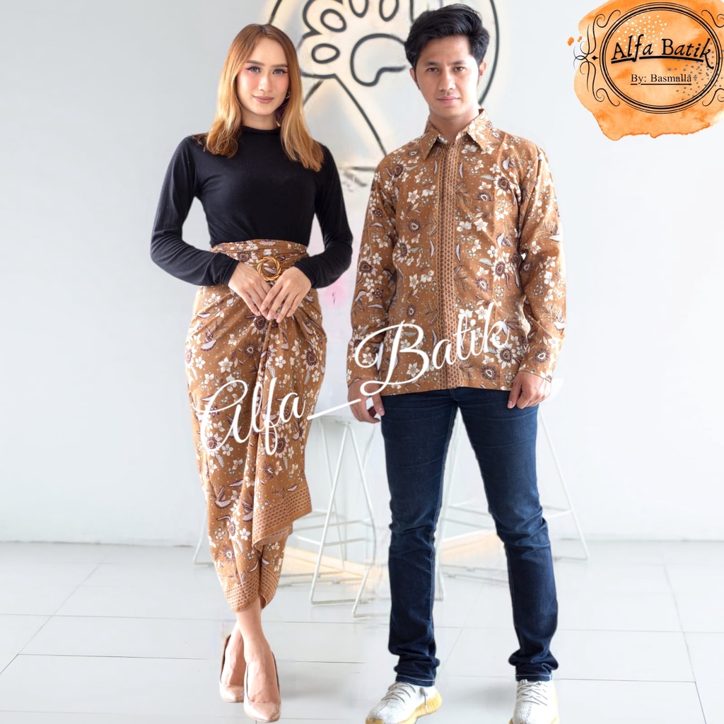 couple batik premium/couple batik terbaru/couple batik terlaris/couple batik modern/couple batik cod/couple batik kondangan/couple batik pesta