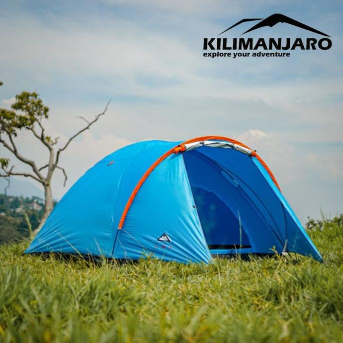 Tenda LWY Tenda Camping Double Layer Kapasitas 4-5 Orang