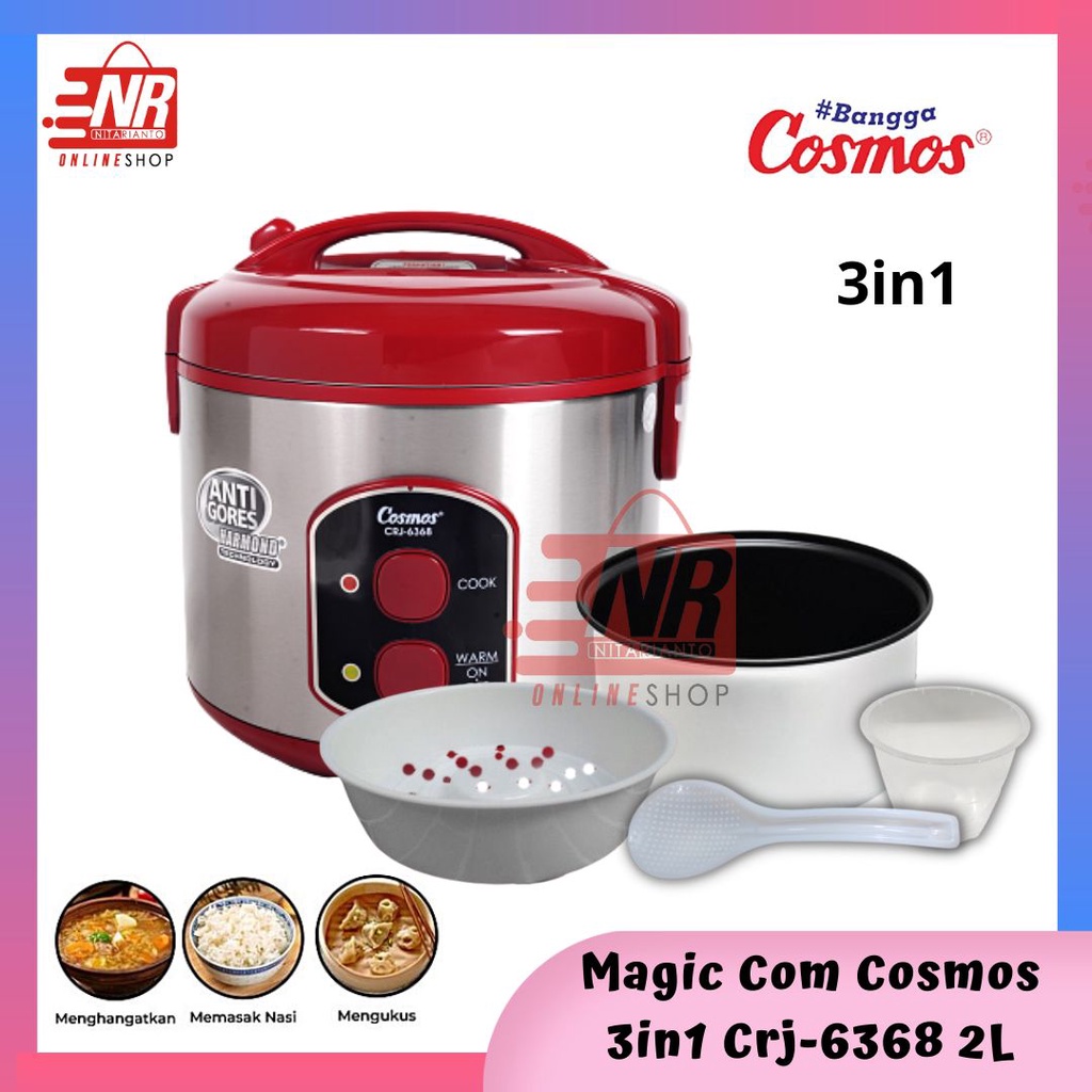 Magic Com Cosmos CRJ-6368 Cosmos Rice Cooker Penanak Nasi