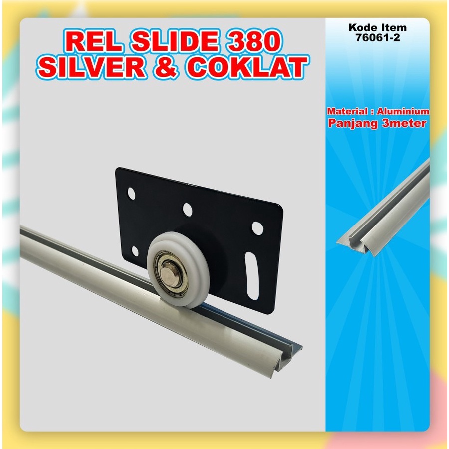 Rel Sliding Pintu Lemari Geser - 380 Rel Pintu Lemari Geser timbul winston